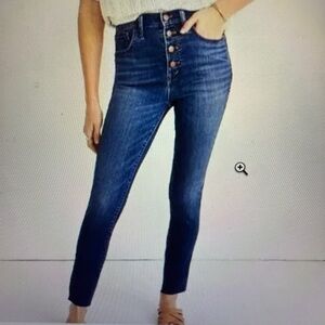 Madewell 10" high rise skinny crop